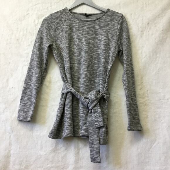 J.Crew Mercantile Gray Long Sleeve Top - Picture 1 of 7